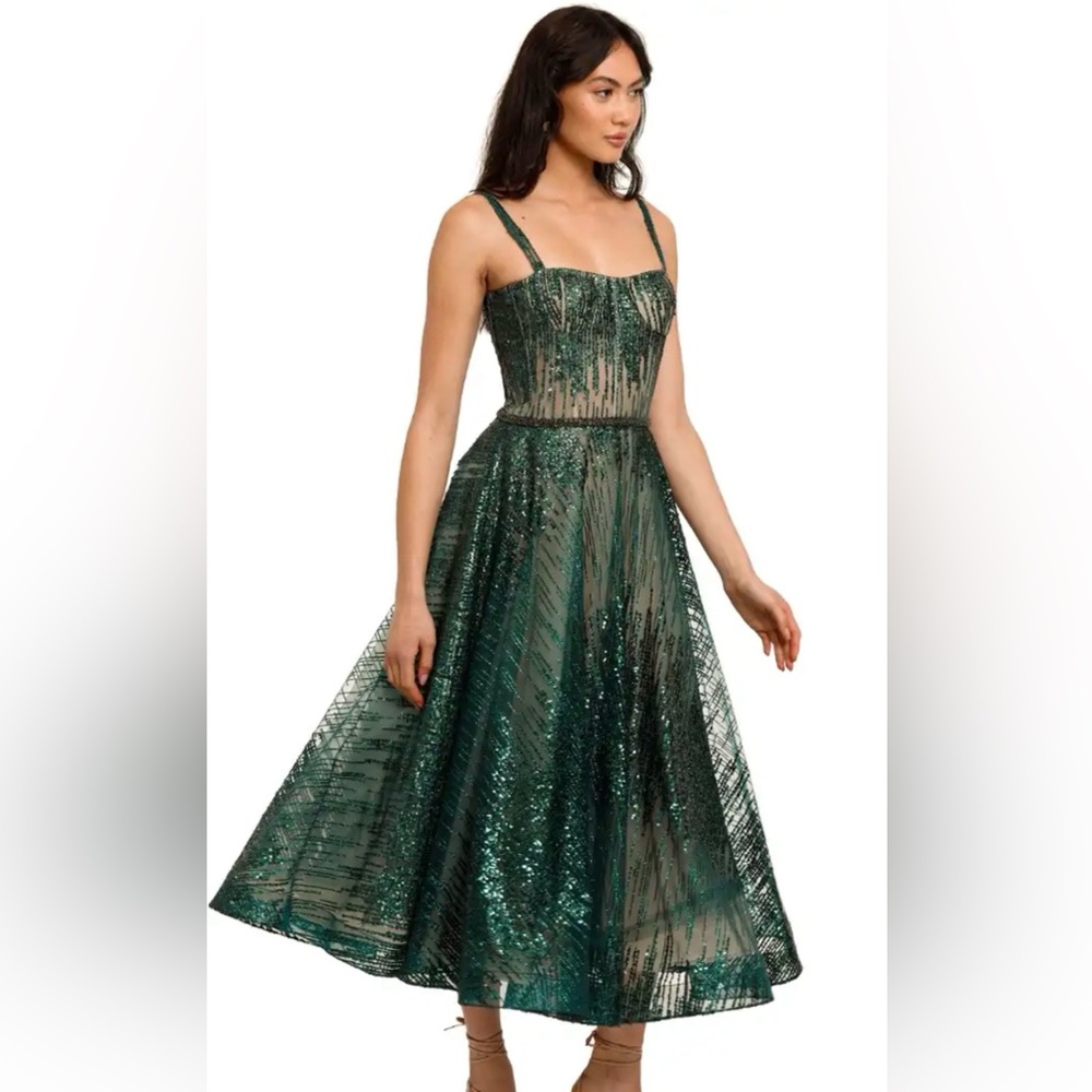 Green bronx and banco mademoiselle dress